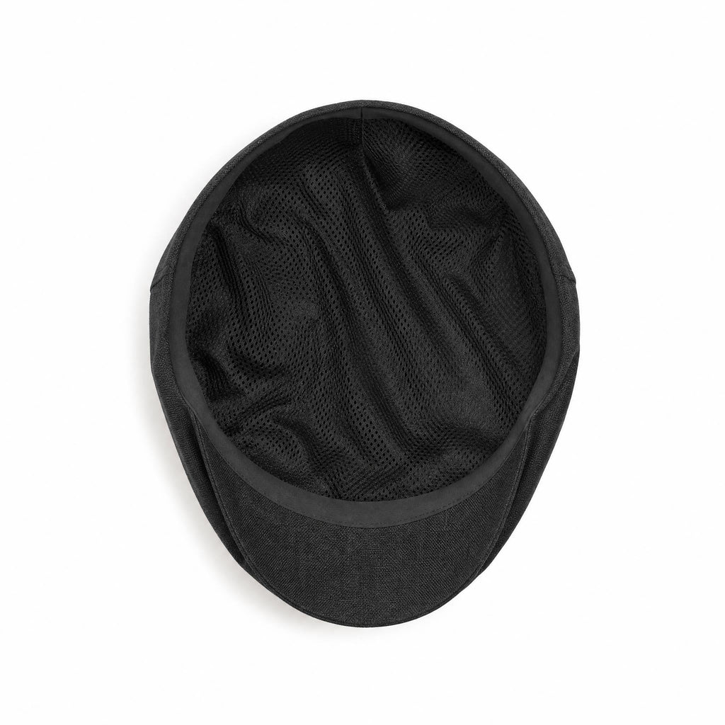 Carbon Black - Linen Cap