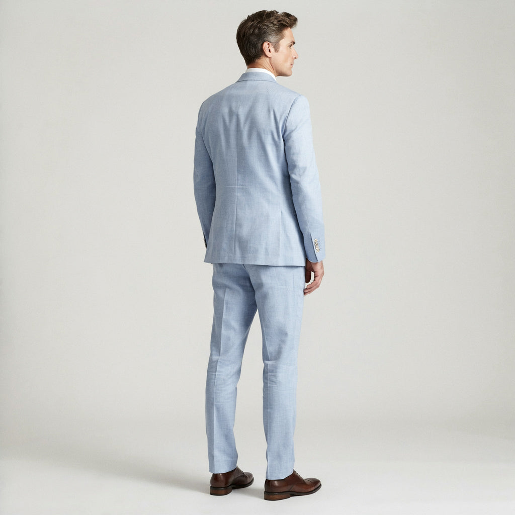 Sea Blue - 2pc Suit